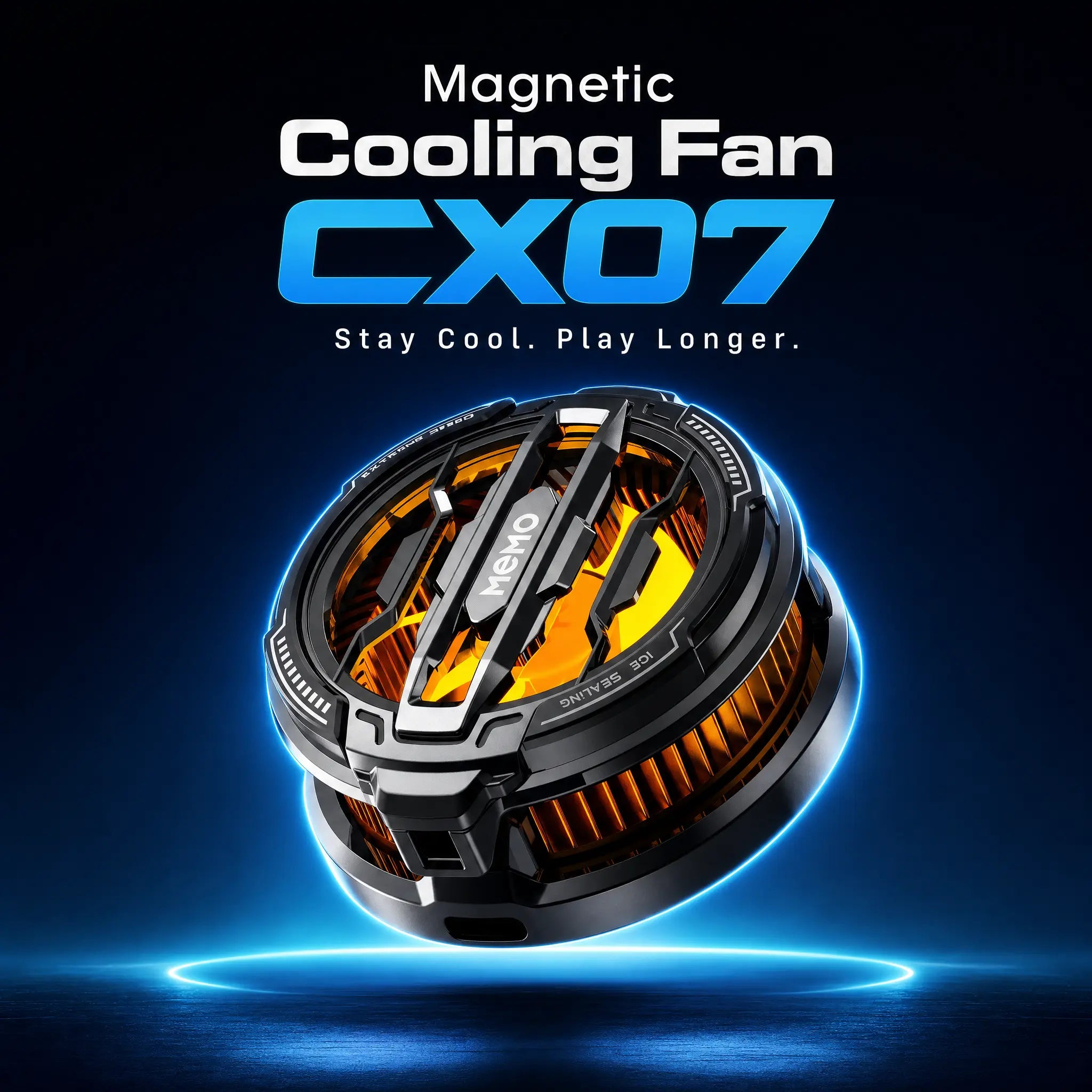 MEMO CX07 Pro Mobile Cooling Fan – 25W Fast Cooling Phone Cooler My Store