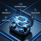 M10 TWS Bluetooth 5.3 Earbuds | Original M10 | LED Display | Wireless Earphones with Microphone