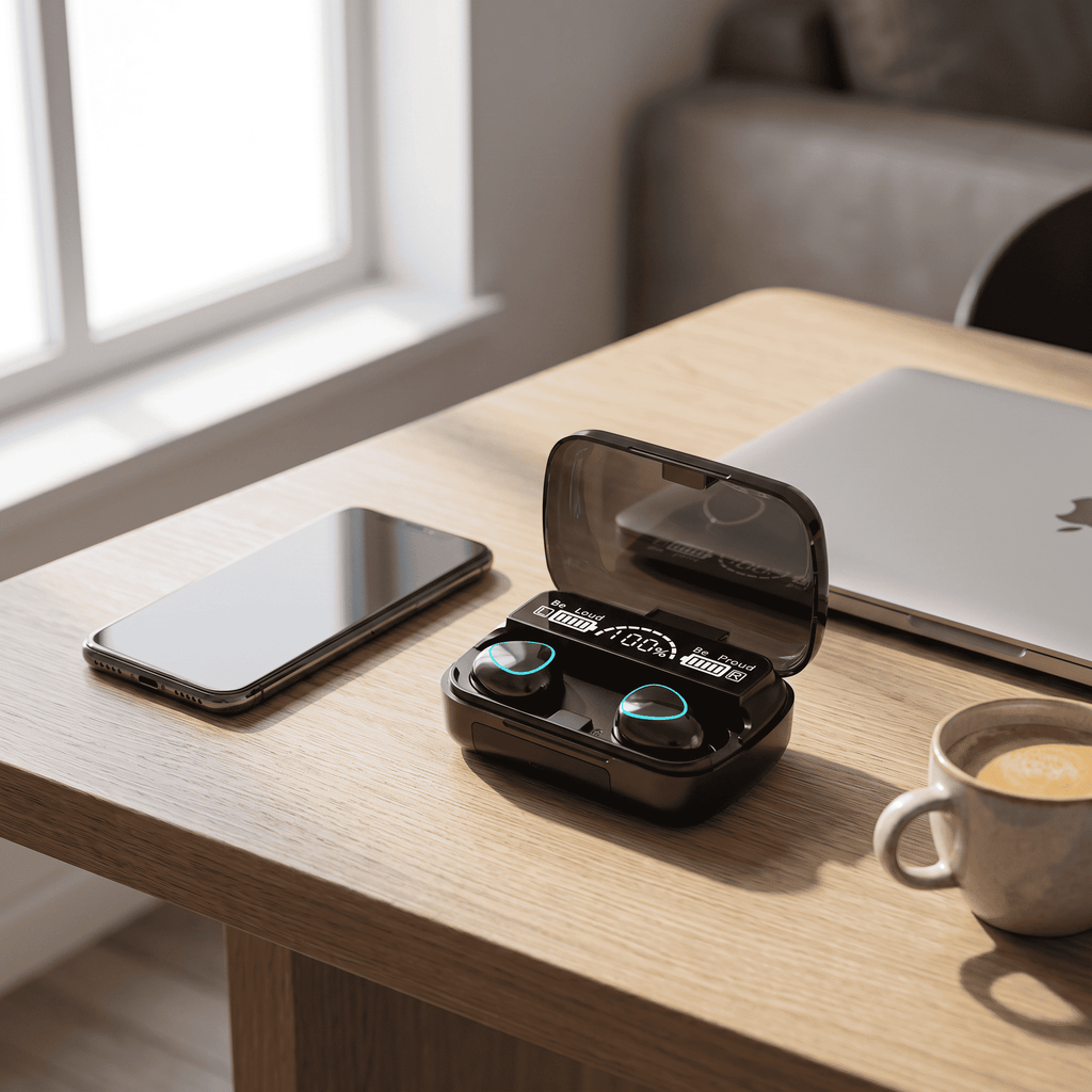 M10 TWS Bluetooth 5.3 Earbuds | Original M10 | LED Display | Wireless Earphones with Microphone