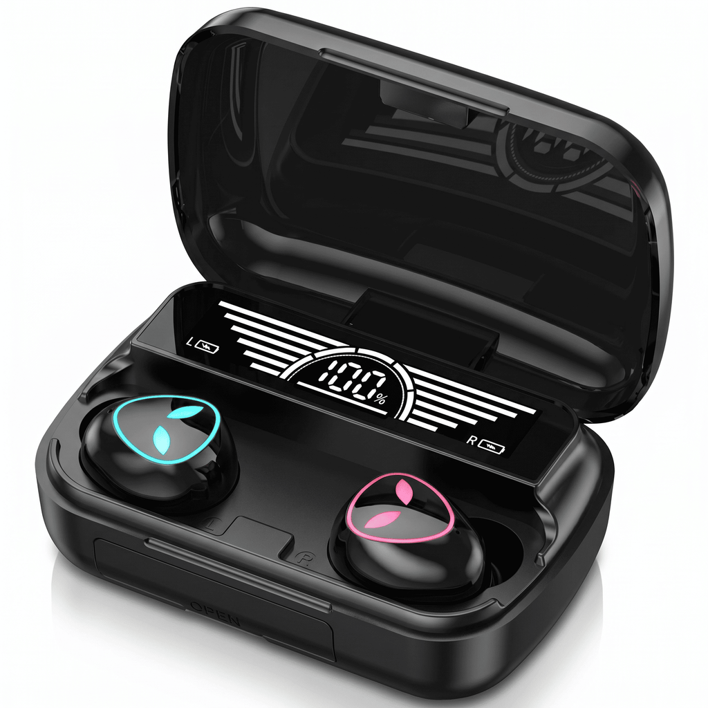 M20 Tws Wireless Earbuds With Noise Cancelling Feature Bluetooth 5.3 Clear Sound Comfortable Fit And Portable Design