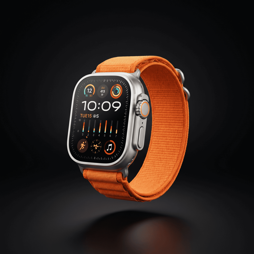 iMounra 2 BIG 2.01 Ultra Smartwatch | 7 in 1 Strap Multi-Color Bundle | Premium Design & Advanced Features